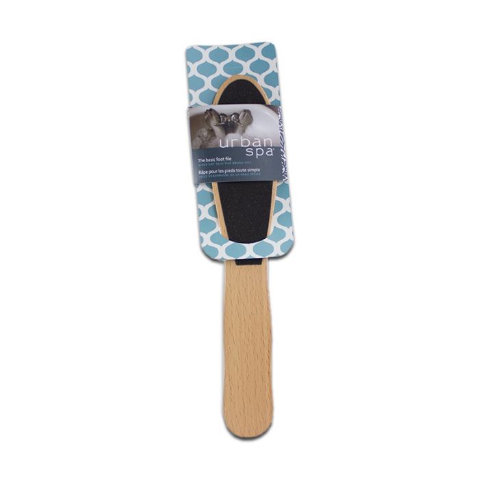 front view of the basic foot file in package