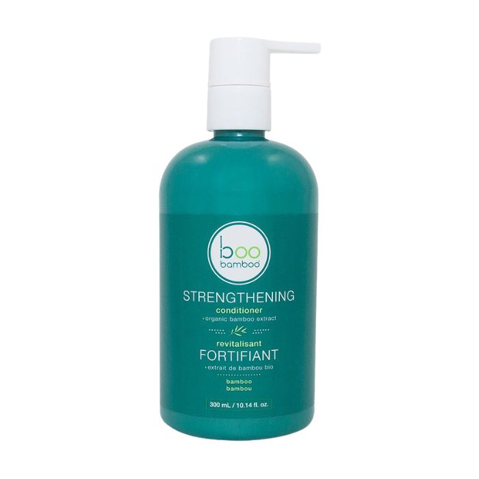 Strengthening conditioner front view of 300ml bottle with pump.