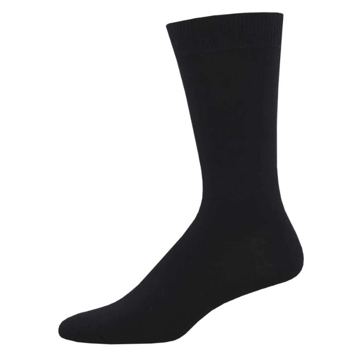 Dress sock black crew sock