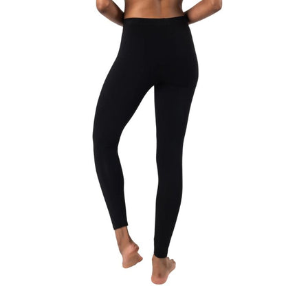 suri full length legging pant black back view of only bottoms on model