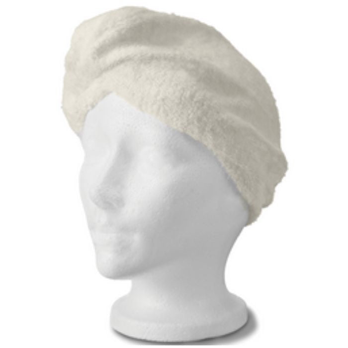 savvy sister turban towel on mannequin